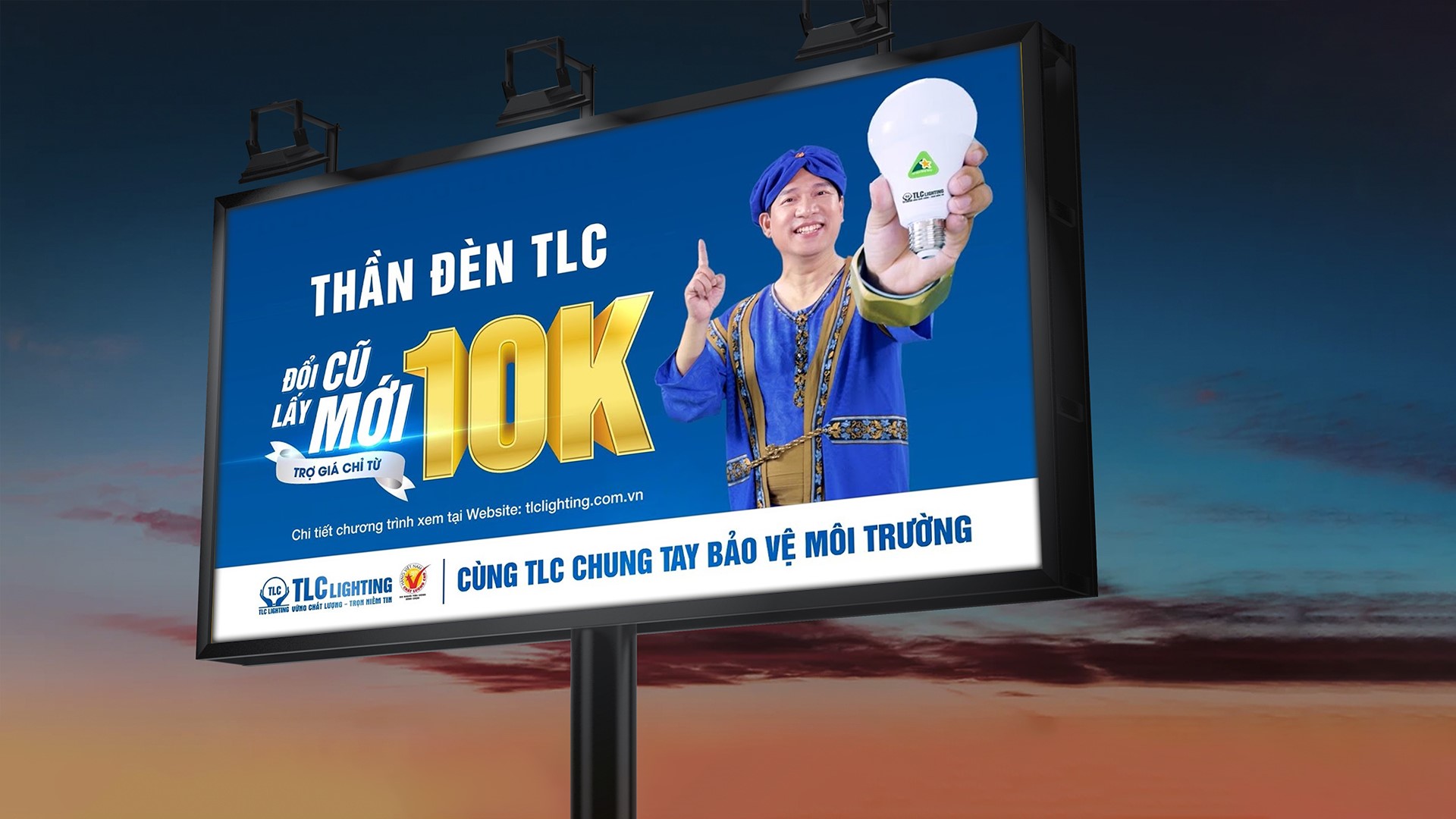 TVC quảng cáo sản phẩm đèn TLC Lighting